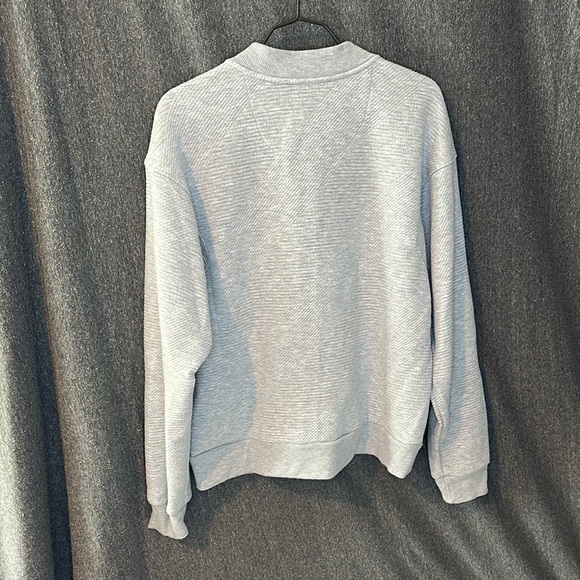 Women's Light Gray Athleisure Bomber Jacket - Picture 5 of 7